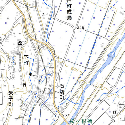 564070 米沢北部 （よねざわほくぶ Yonezawahokubu）, 地形図