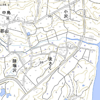564110 磐城双葉 （いわきふたば Iwakifutaba）, 地形図