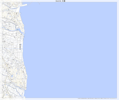 564130 大甕 （おおみか Omika）, 地形図