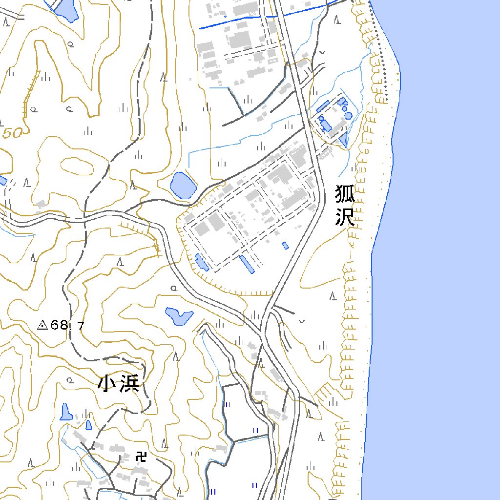 564130 大甕 （おおみか Omika）, 地形図 Map by Pacific Spatial