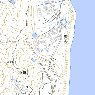 564130 大甕 （おおみか Omika）, 地形図