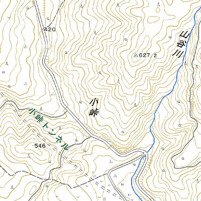 594103 上宮守 （かみみやもり Kamimiyamori）, 地形図