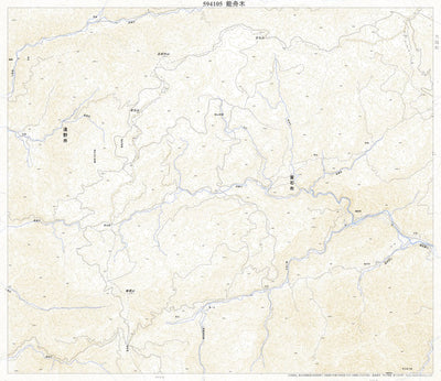 594105 能舟木 （よいふなぎ Yoifunagi）, 地形図