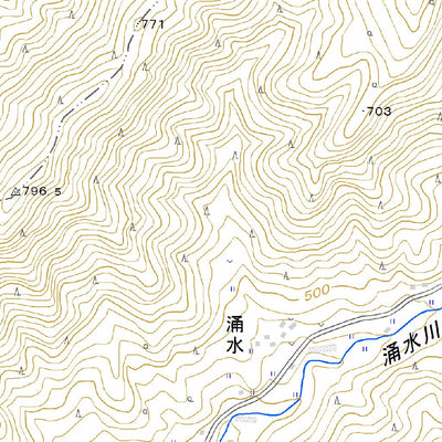 594113 竪沢 （たつざわ Tatsuzawa）, 地形図