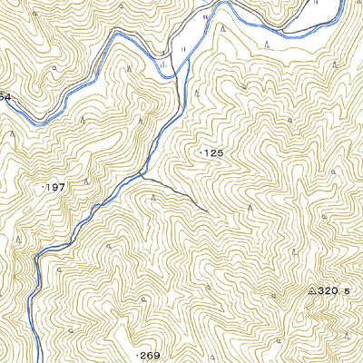 594117 陸中山田 （りくちゅうやまだ Rikuchuyamada）, 地形図