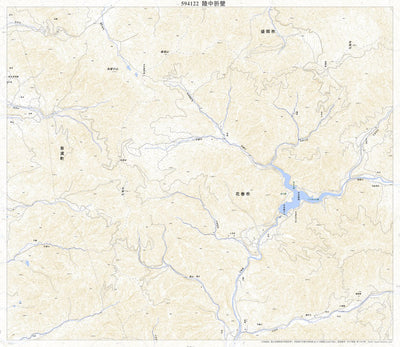 594122 陸中折壁 （りくちゅうおりかべ Rikuchuorikabe）, 地形図