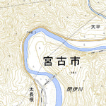 594136 茂市 （もいち Moichi）, 地形図