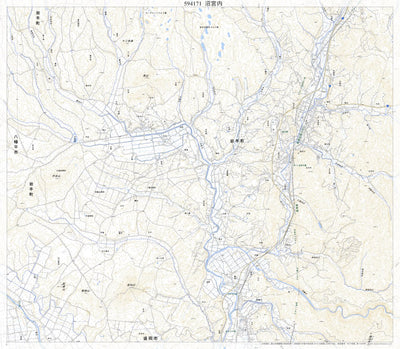594171 沼宮内 （ぬまくない Numakunai）, 地形図