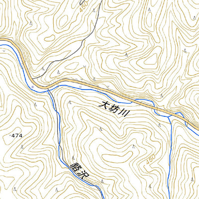 594172 陸中北山形 （りくちゅうきたやまが Rikuchukitayamaga）, 地形図