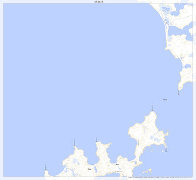 654610 色丹島 （しこたんとう Shikotantou）, 地形図