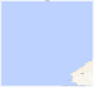 654665 色丹島 （しこたんとう Shikotantou）, 地形図