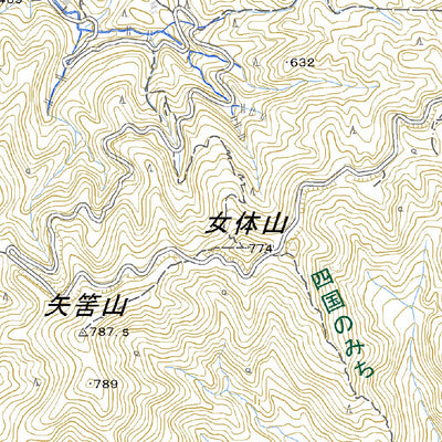 513421 鹿庭 （かにわ Kaniwa）, 地形図