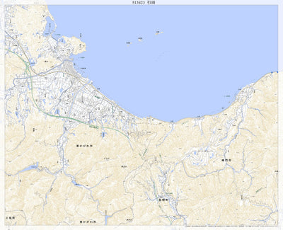 513423 引田 （ひけた Hiketa）, 地形図