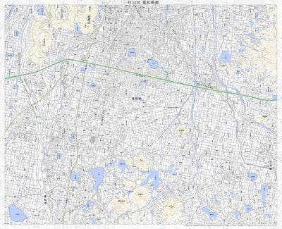 513430 高松南部 （たかまつなんぶ Takamatsunambu）, 地形図