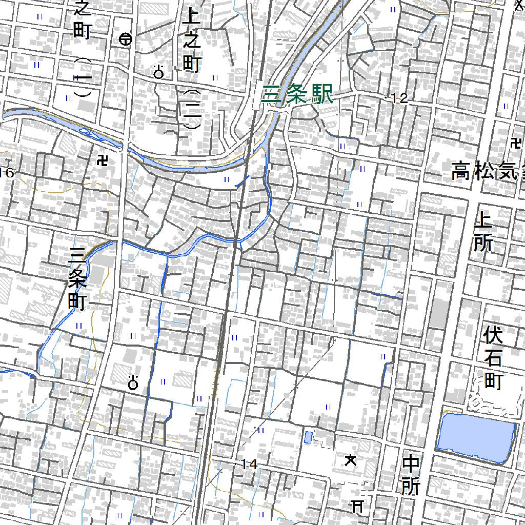 513430 高松南部 (たかまつなんぶ Takamatsunambu), 地形図 Map by Pacific Spatial ...