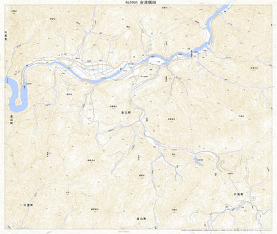 563903 会津横田 （あいづよこた Aizuyokota）, 地形図