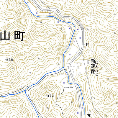 563903 会津横田 （あいづよこた Aizuyokota）, 地形図
