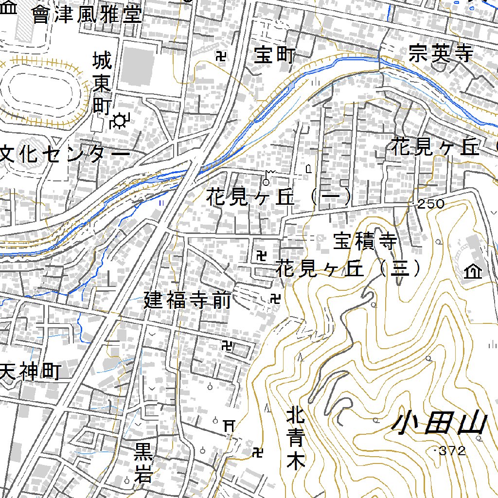 563917 若松 （わかまつ Wakamatsu）, 地形図 Map by Pacific Spatial