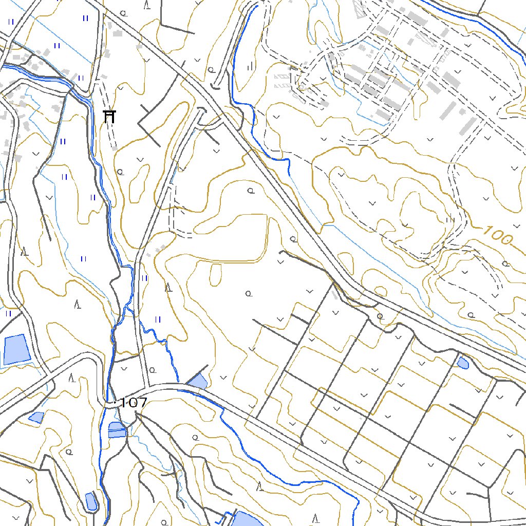 563920 森町 （もりまち Morimachi）, 地形図 Map by Pacific Spatial