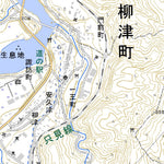 563925 柳津 （やないづ Yanaizu）, 地形図