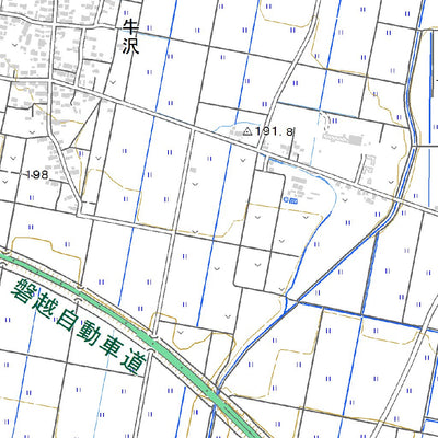 563926 坂下 （ばんげ Bange）, 地形図