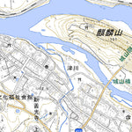 563943 津川 （つがわ Tsugawa）, 地形図
