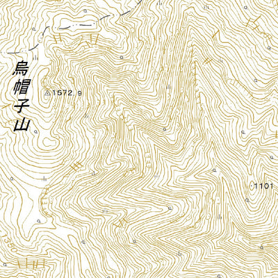 563954 蒜場山 （ひるばやま Hirubayama）, 地形図