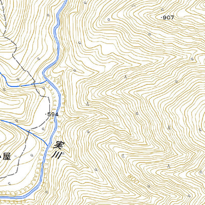 563955 大日岳 （だいにちだけ Dainichidake）, 地形図