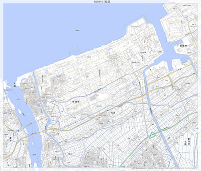 563971 松浜 （まつはま Matsuhama）, 地形図