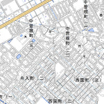 563972 新発田 （しばた Shibata）, 地形図