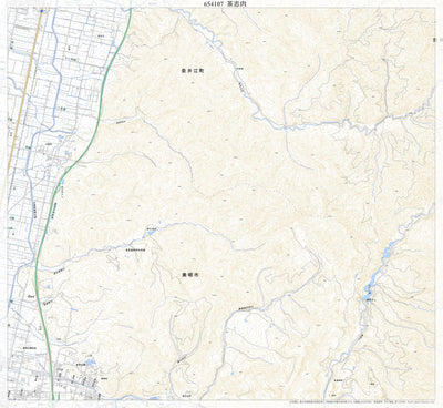 654107 茶志内 （ちゃしない Chashinai）, 地形図