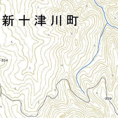 654125 南幌加 （みなみほろか Minamihoroka）, 地形図