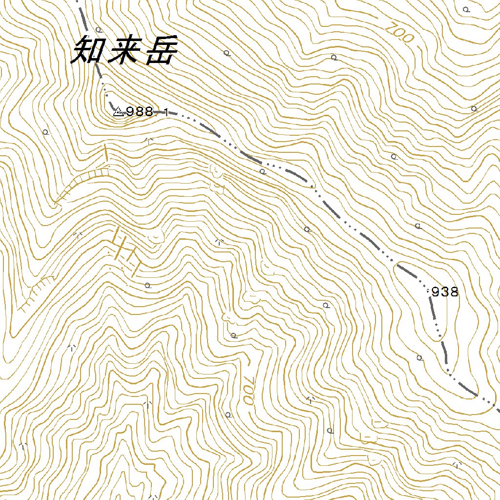 654134 御料地 （ごりょうち Goryochi）, 地形図 Map by Pacific 