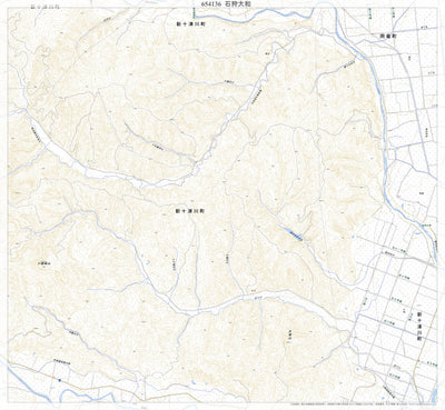 654136 石狩大和 （いしかりやまと Ishikariyamato）, 地形図