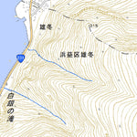 654142 留萌 （るもい Rumoi）, 地形図