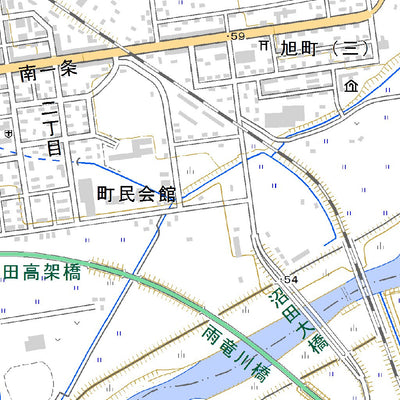 654157 石狩沼田 （いしかりぬまた Ishikarinumata）, 地形図