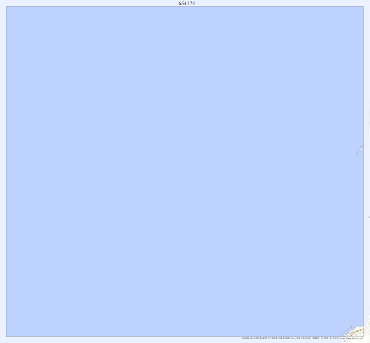 654174 北海道 （Hokkaido, Rumoi-shi）, 地形図 Map by Pacific Spatial Solutions ...