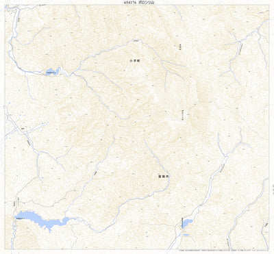 654176 ポロシリ山 （ぽろしりやま Poroshiriyama）, 地形図