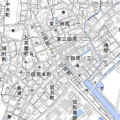 513104 防府 （ほうふ Hofu）, 地形図