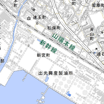 513106 徳山 （とくやま Tokuyama）, 地形図