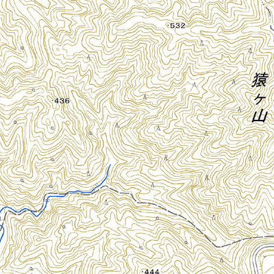 513154 長門広瀬 （ながとひろせ Nagatohirose）, 地形図