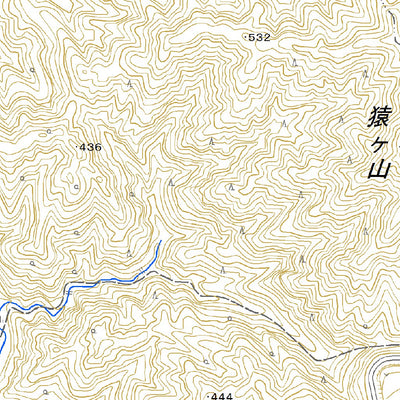 513154 長門広瀬 （ながとひろせ Nagatohirose）, 地形図