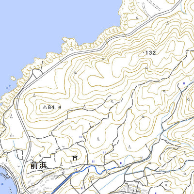 553665 剱地 （つるぎぢ Tsurugiji）, 地形図