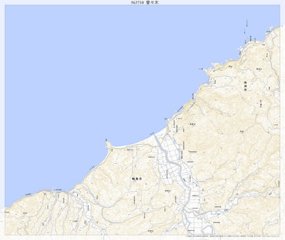 563710 曽々木 （そそぎ Sosogi）, 地形図
