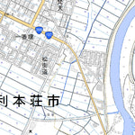 594000 本荘 （ほんじょう Honjo）, 地形図