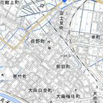 594013 大曲 （おおまがり Omagari）, 地形図