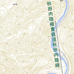 594044 下桧木内 （しもひのきない Shimohinokinai）, 地形図