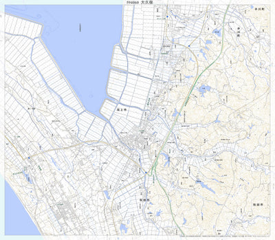594060 大久保 （おおくぼ Okubo）, 地形図