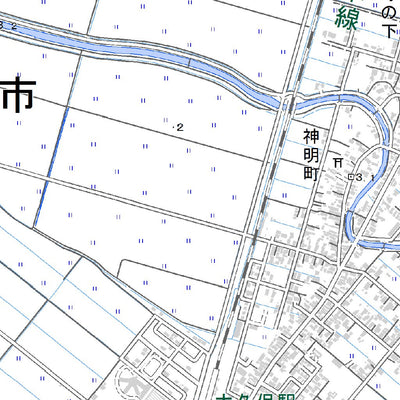 594060 大久保 （おおくぼ Okubo）, 地形図