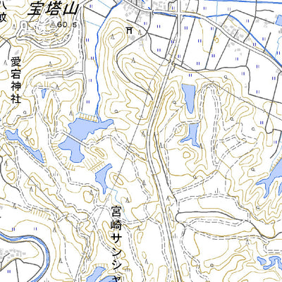 483103 佐土原 （さどはら Sadohara）, 地形図